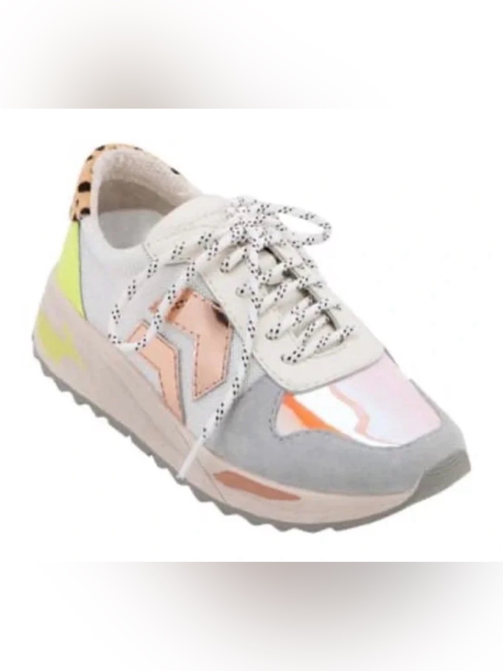 Women’s Dolce Vita Yasmen Sneaker in Citron Multi size 8.5
